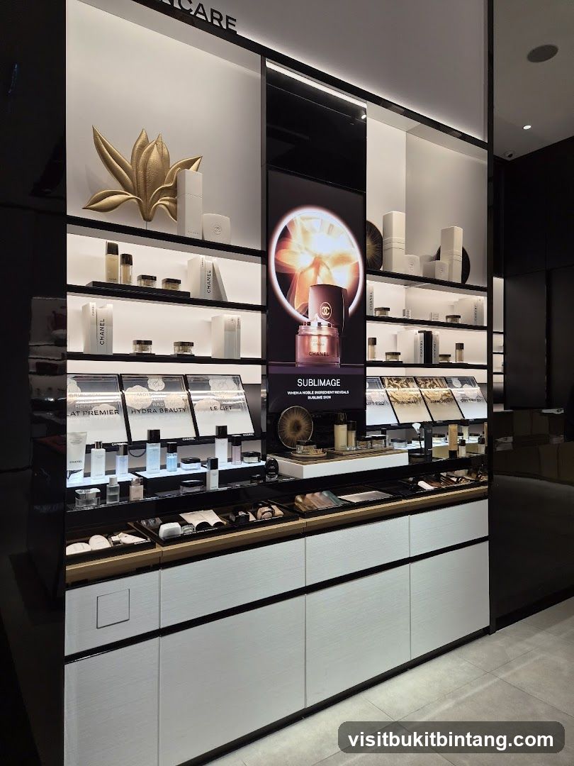 Chanel Skincare Display
