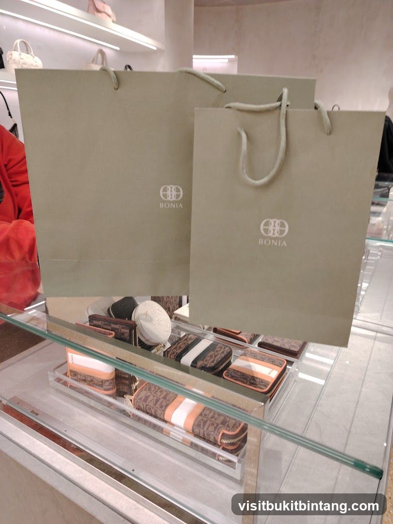 Bonia Shopping Bags and Wallets
