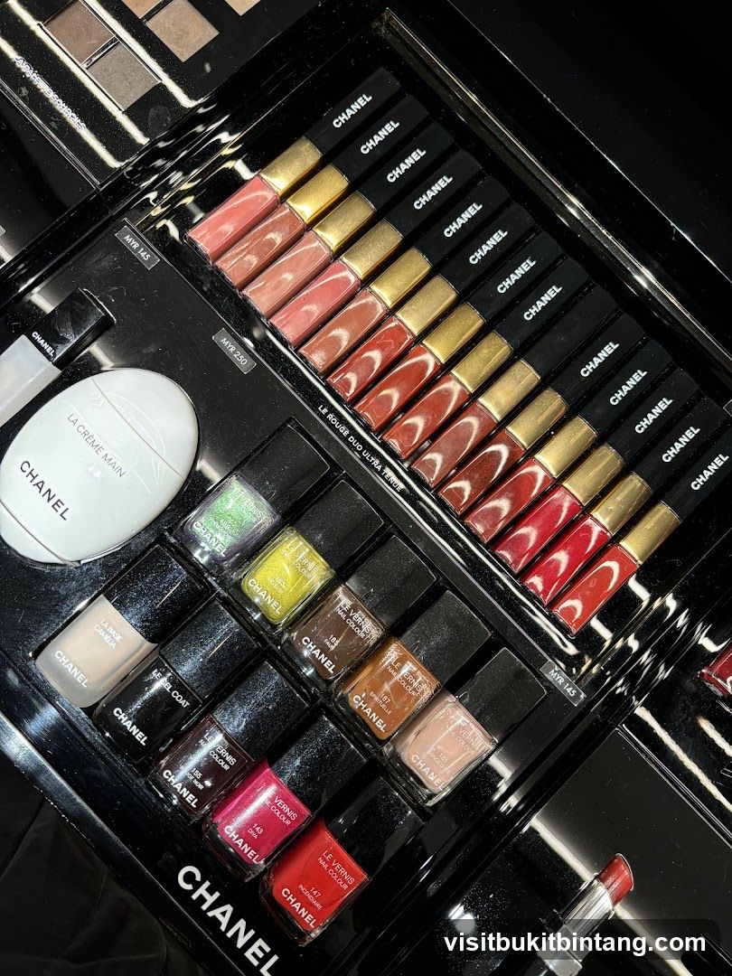 Chanel Makeup Display