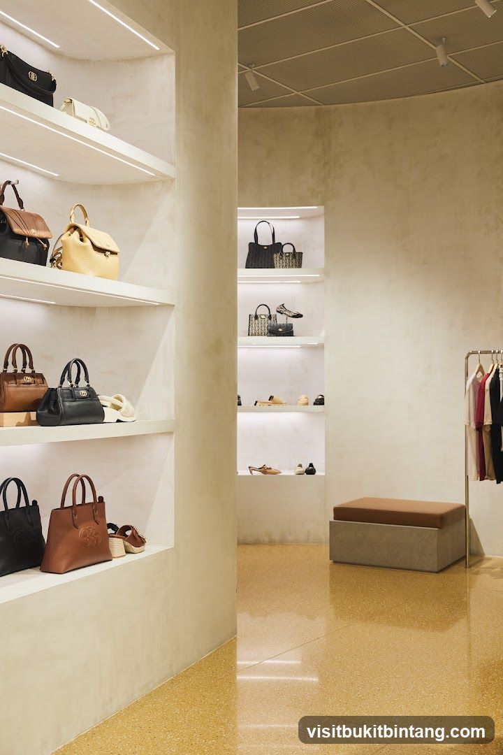 Bags and Shoes Display