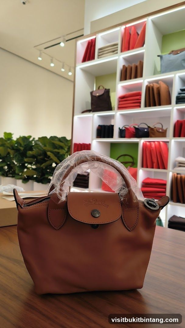 Brown Handbag on Display