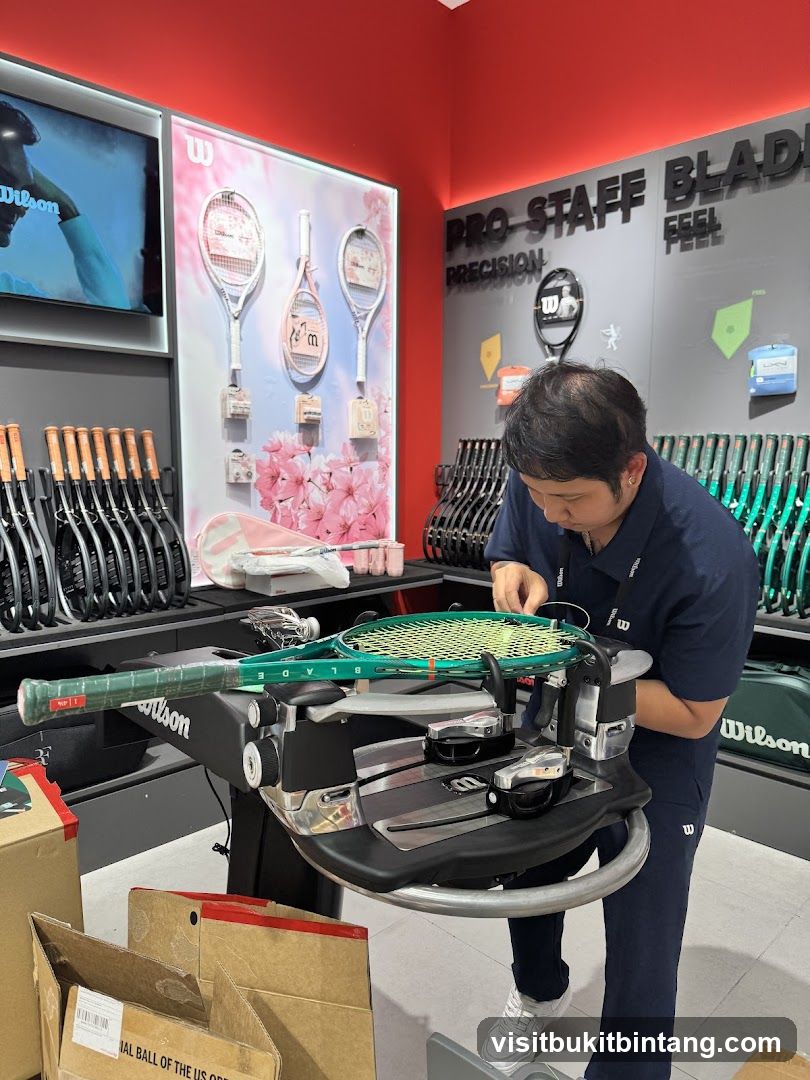 Tennis Racket Stringing