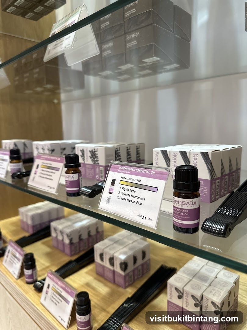 Essential Oils Display