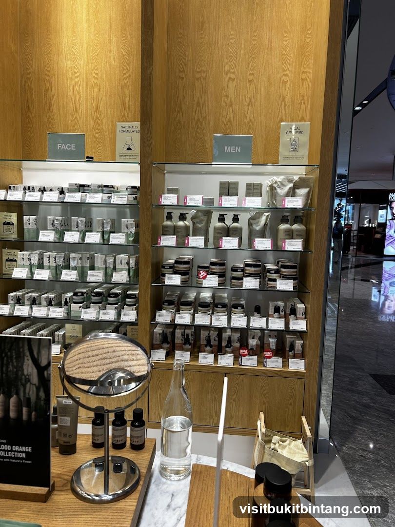 Skincare Products Display