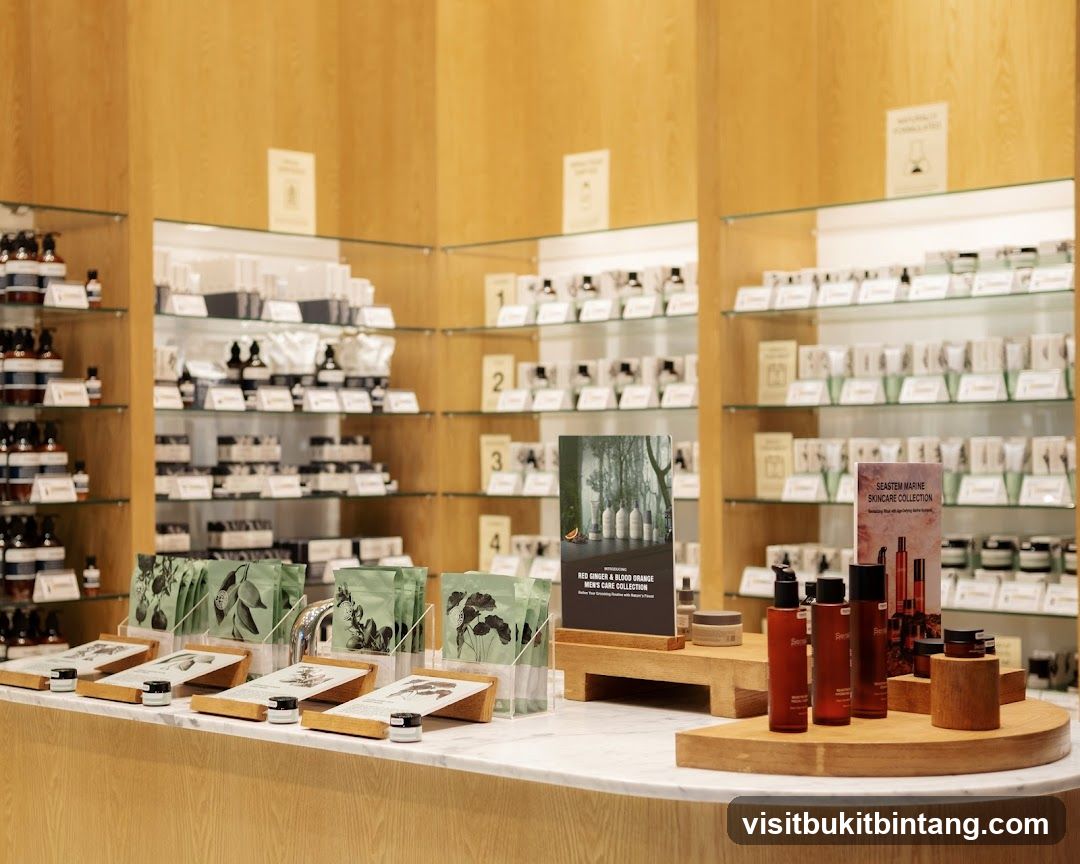 Skincare Products Display
