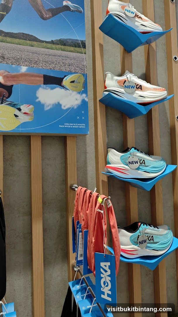 Running Shoes Display