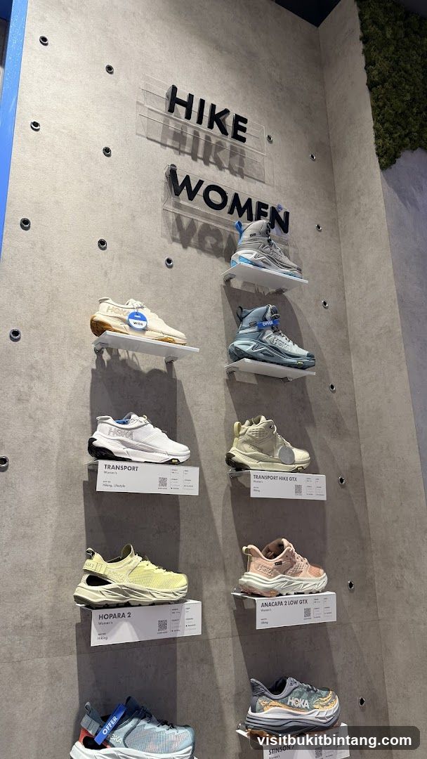 Hoka Shoes Display