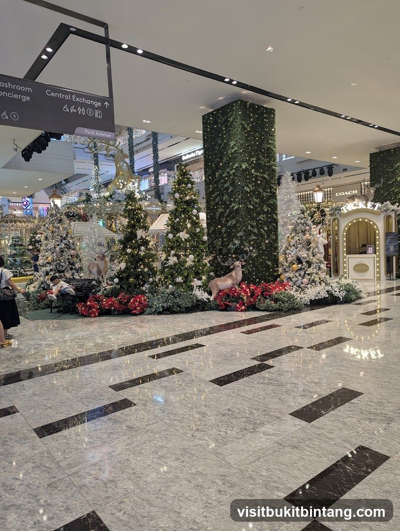 Christmas Decorations in a Mall