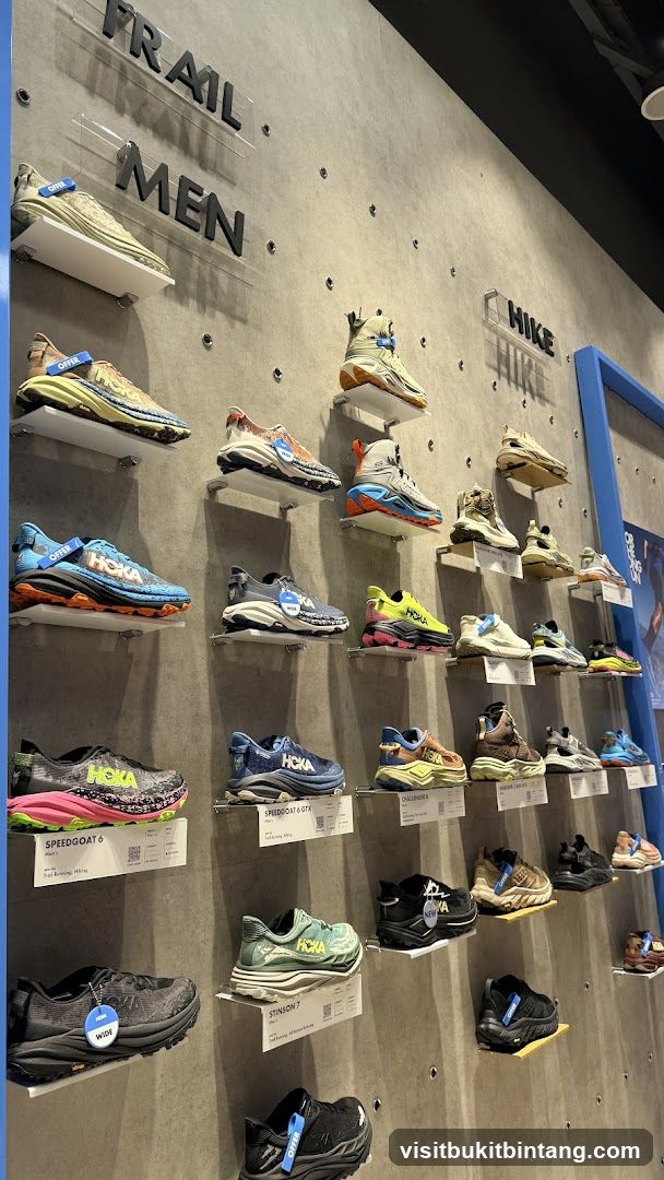 Hoka Shoes Display