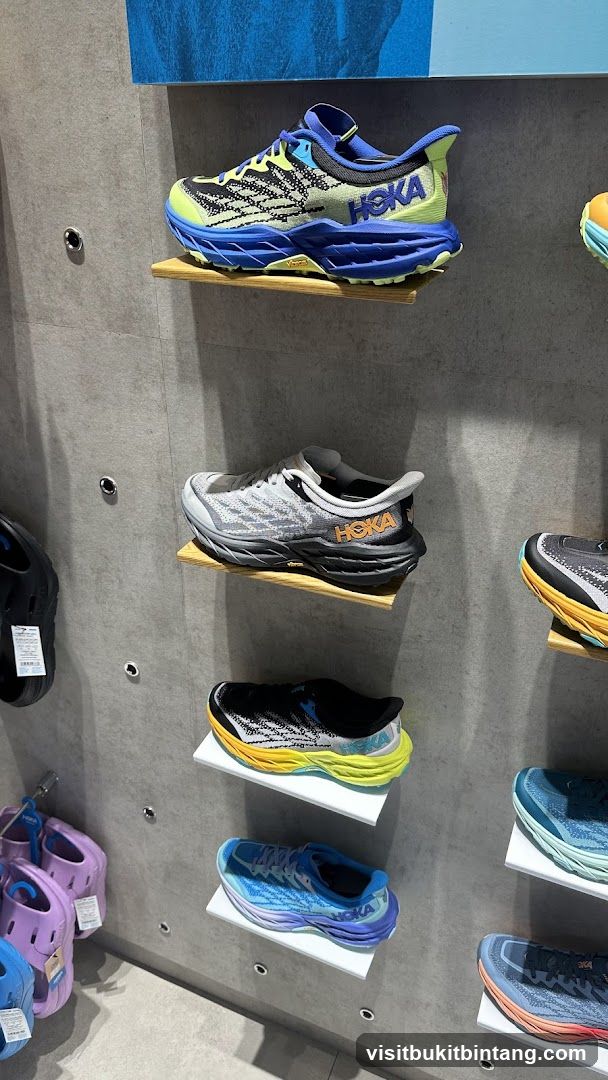 Hoka Running Shoes Display