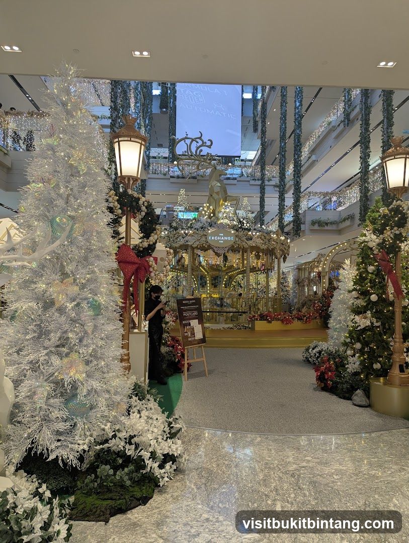 Christmas Decorations in a Mall