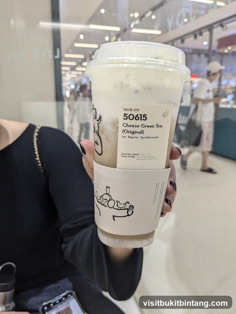 Cheese Green Tea