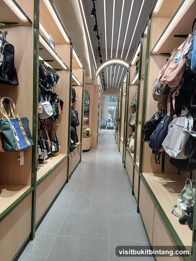 Store Interior with Bags