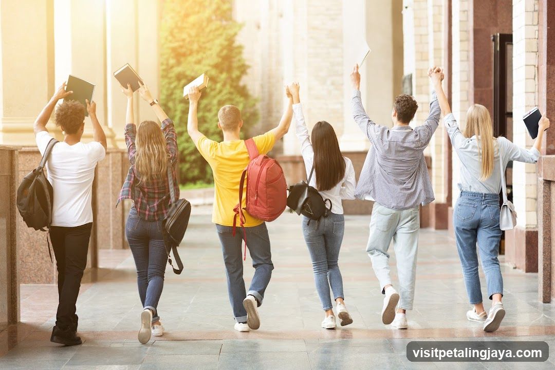 Students Walking Away