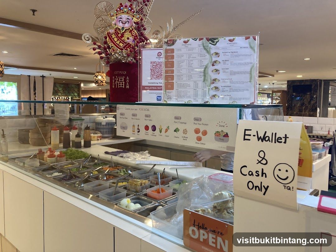 Poke Bowl Counter