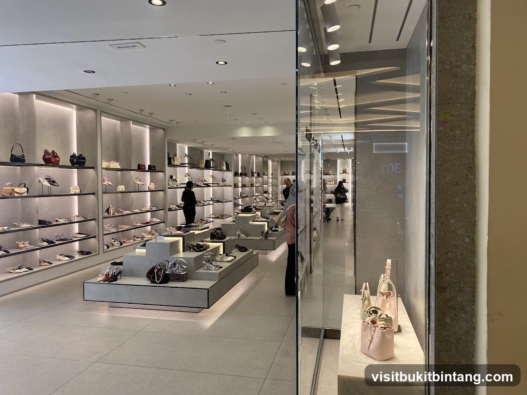 Shoe and Handbag Store Interior