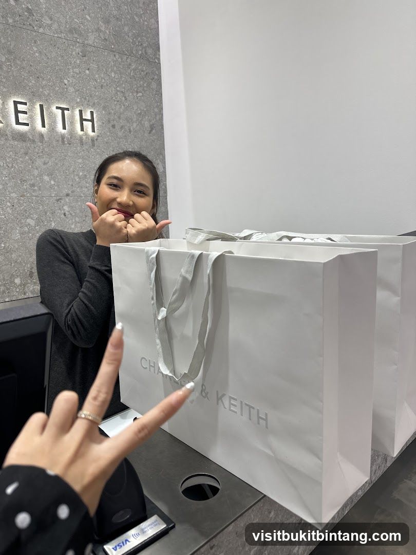 Happy Shopper with Purchases