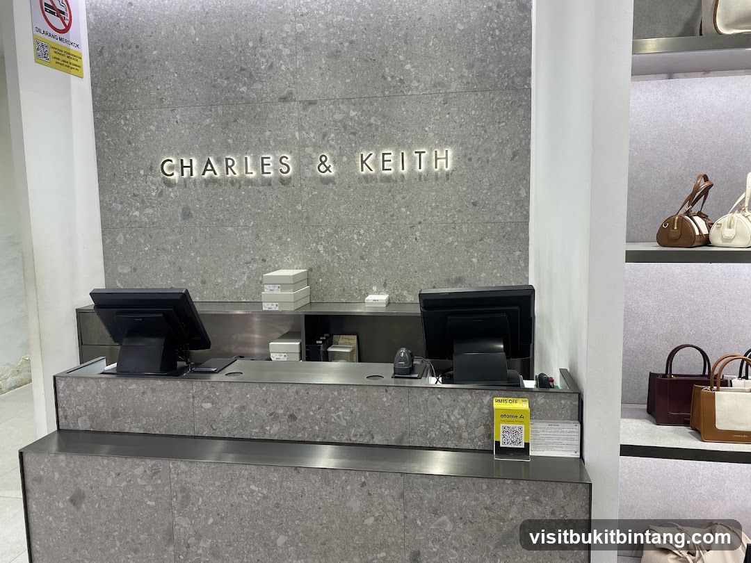 Charles & Keith Store Counter