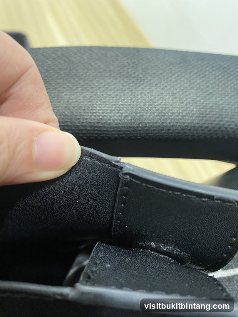 Close-up of black material