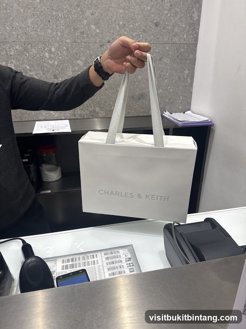 Charles & Keith Shopping Bag