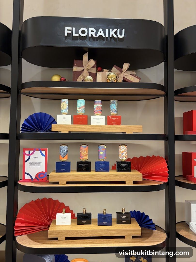 Floraiku Perfume Display
