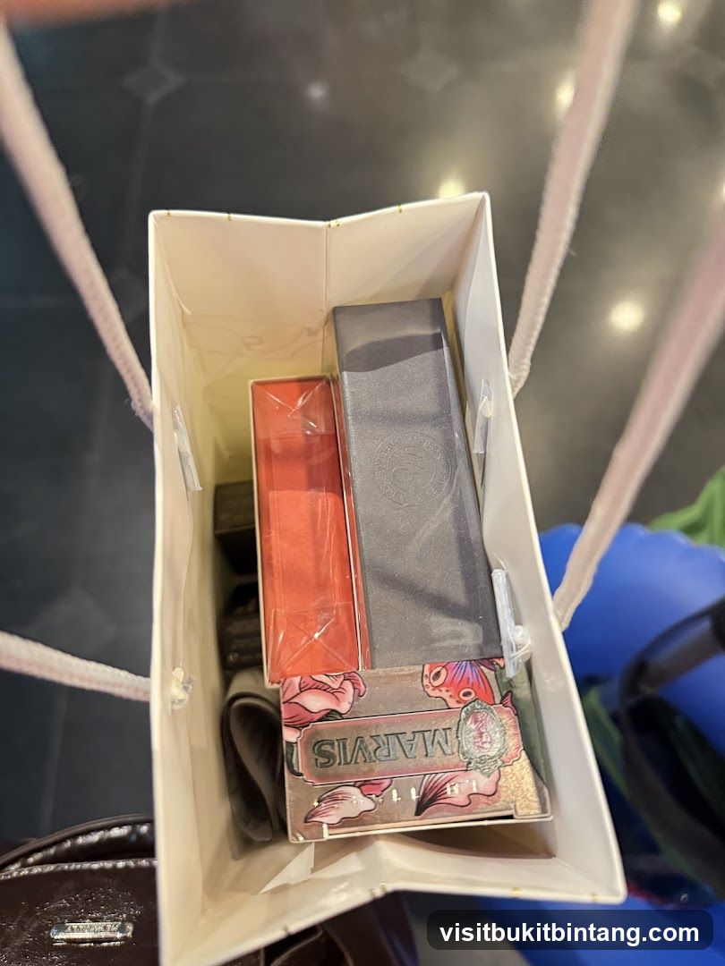 Shopping Bag with Marvis Toothpaste