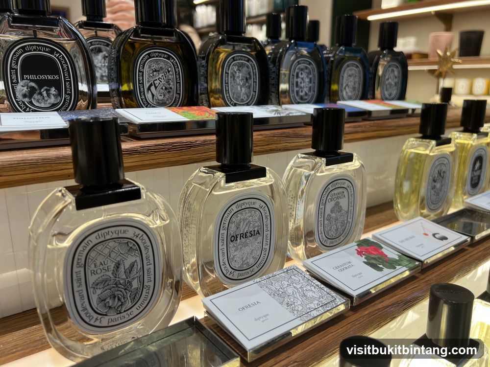 Diptyque Perfume Display