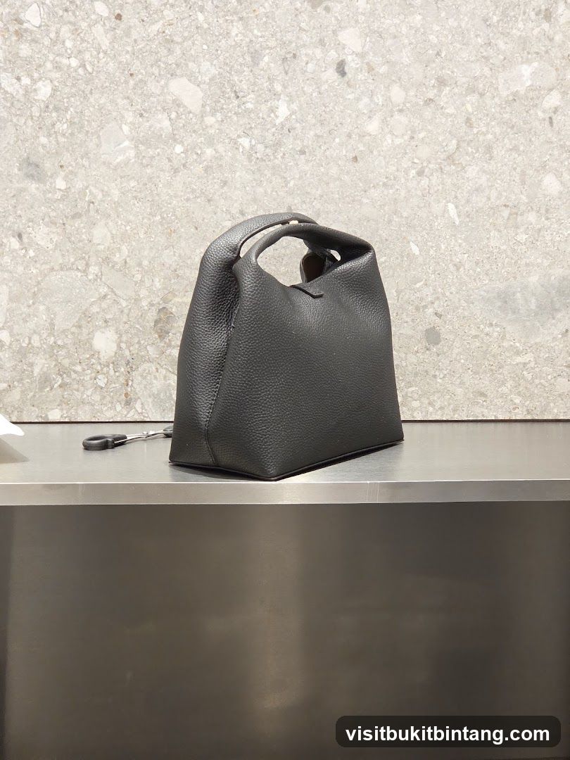 Black Leather Handbag