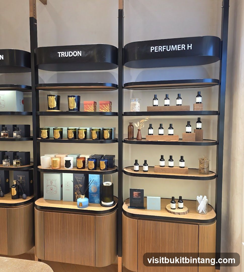 Perfume and Candle Display