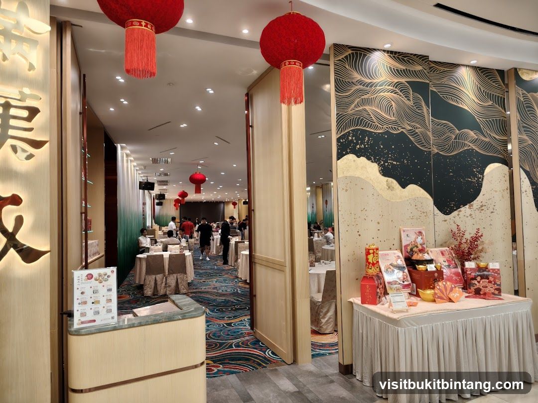 Restaurant Interior with Chinese Decorations