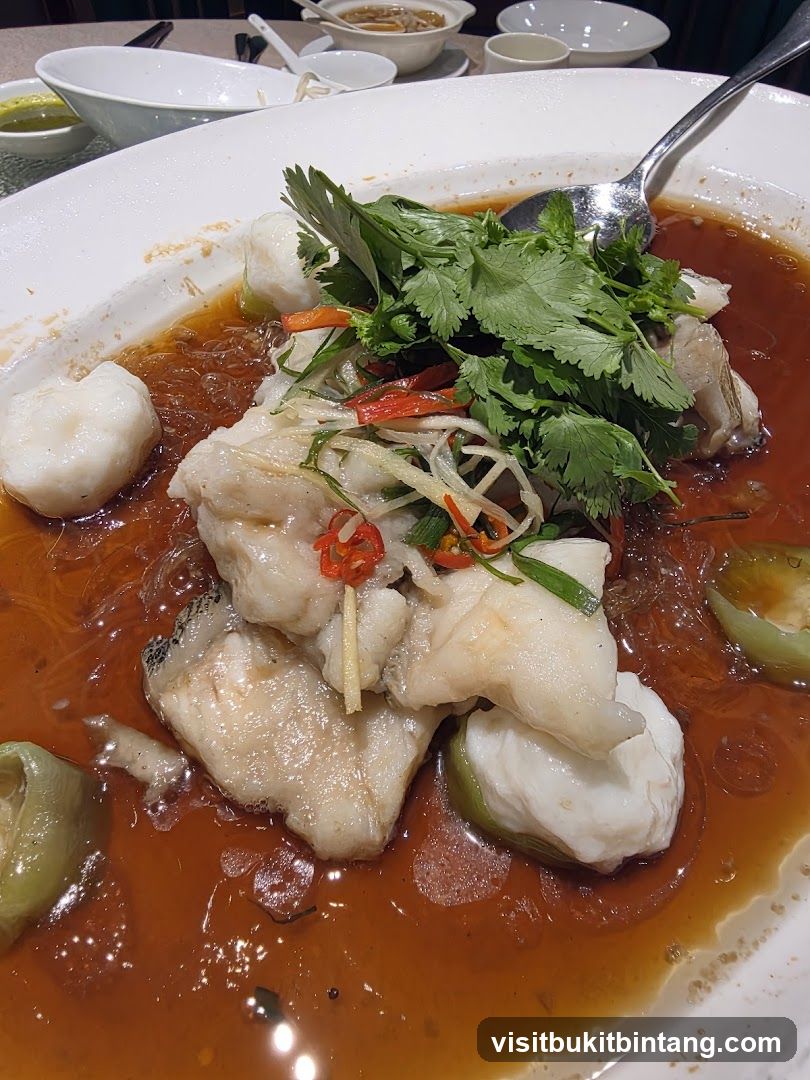 Steamed Fish with Chili and Ginger