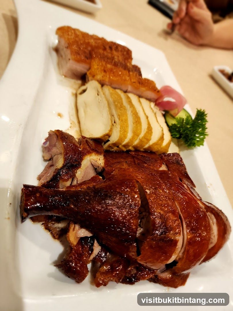 Roast Duck and Pork Platter