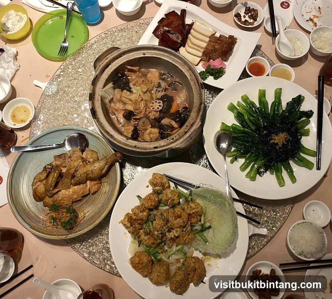Chinese Food Spread