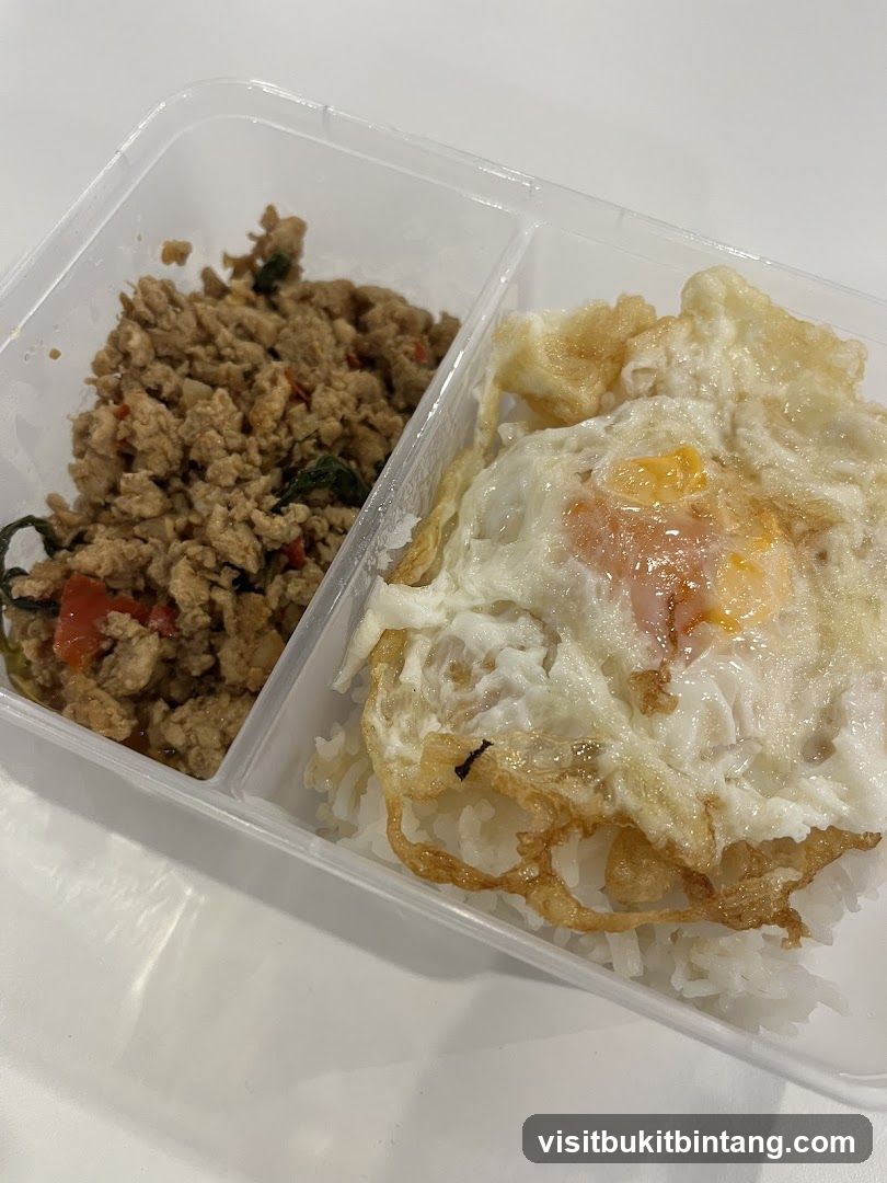 Thai Basil Chicken with Fried Egg