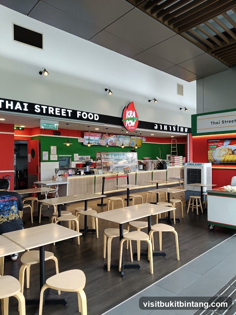 Thai Street Food Restaurant Interior