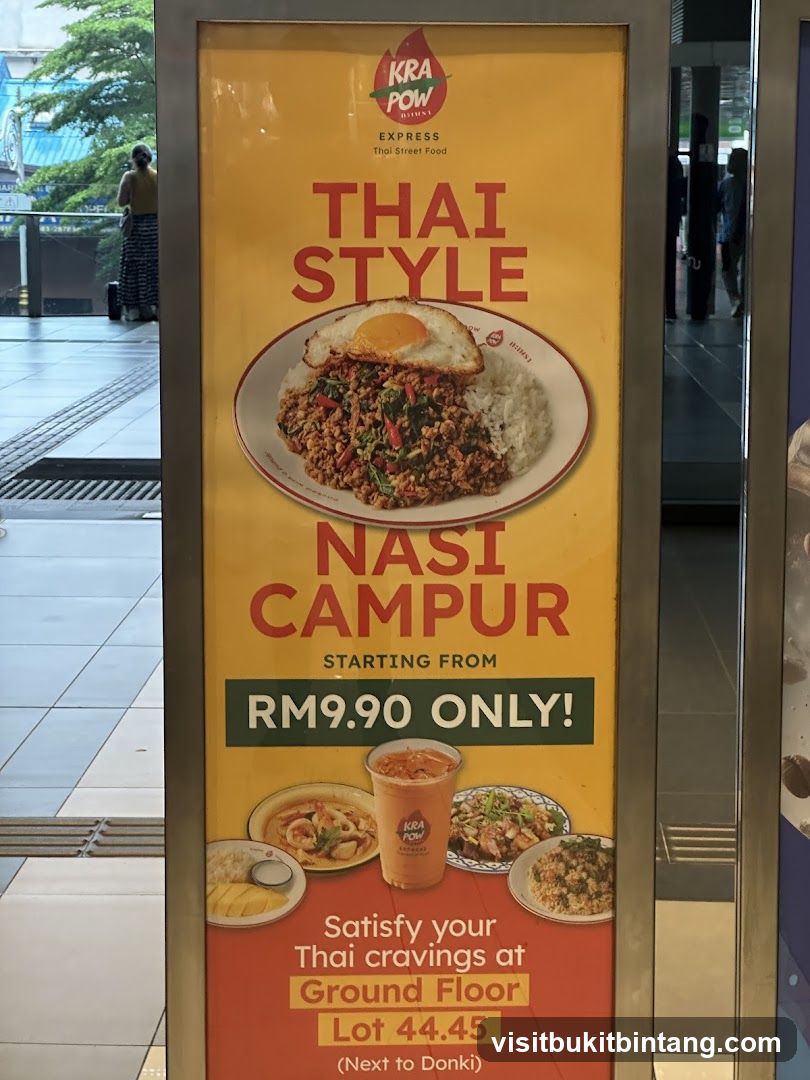 Thai Style Nasi Campur Promotion