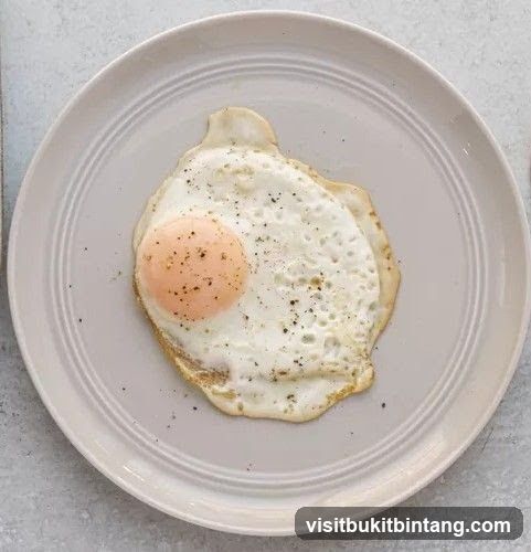Fried Egg on a Plate