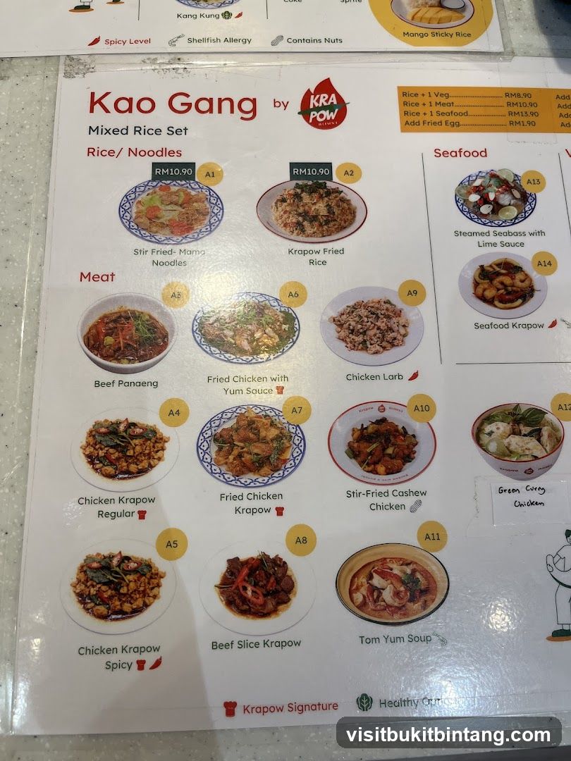 Kao Gang Mixed Rice Set