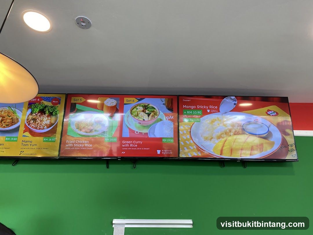 Menu Display
