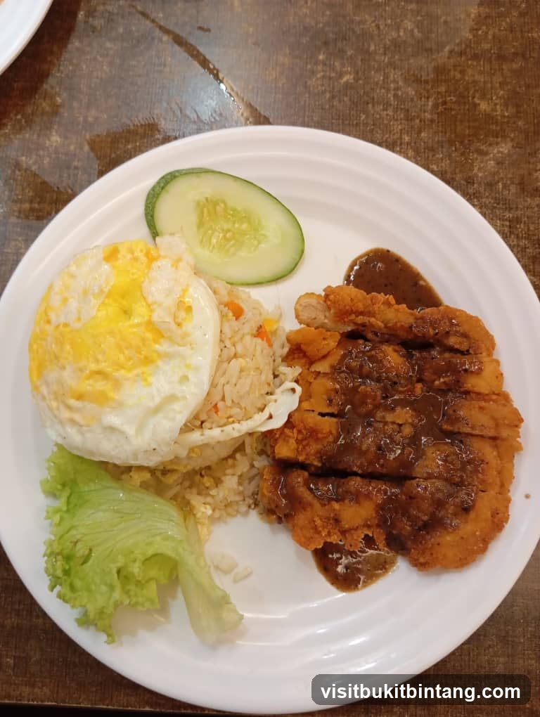 Fried Chicken Chop Rice