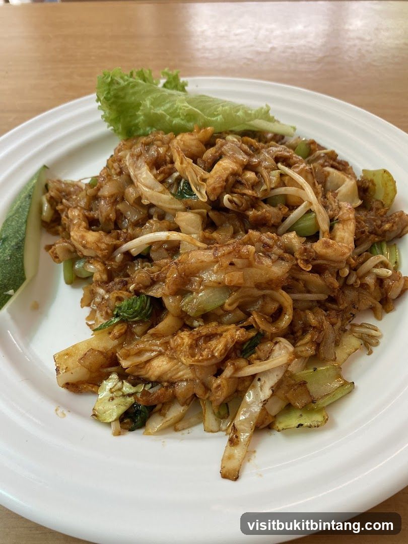 Stir-fried noodles with vegetables