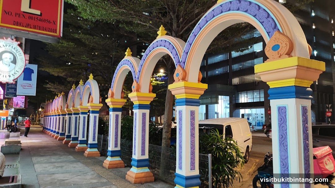 Decorative Arches and Street Scene