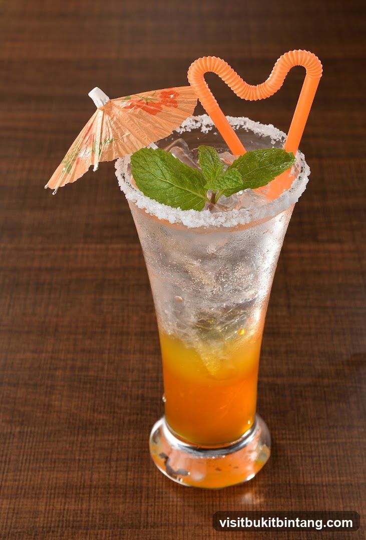 Orange Soda with Garnish