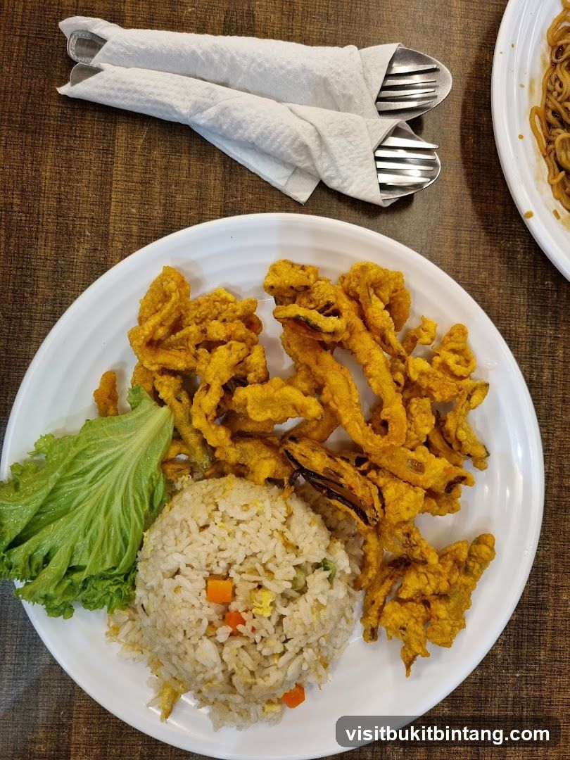 Fried Calamari and Fried Rice