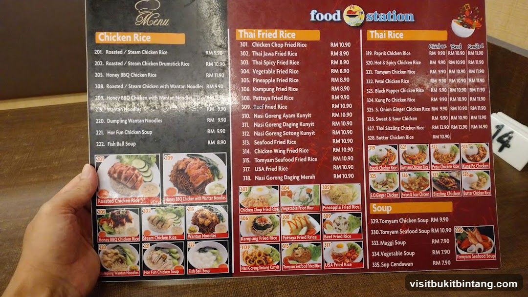 Food Station Menu