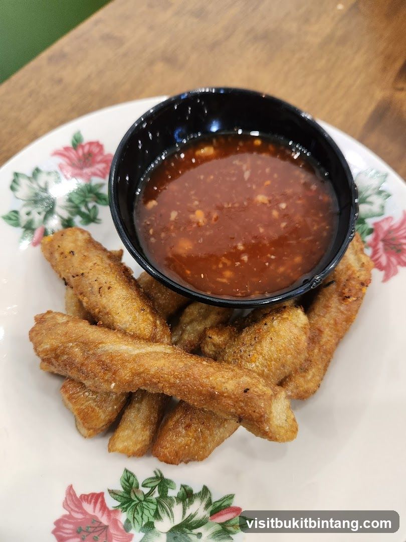 Fried Snacks with Dipping Sauce