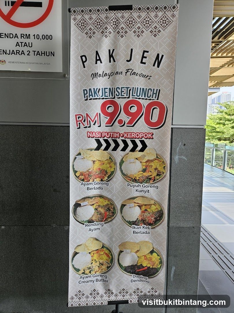 Pak Jen Set Lunch Banner