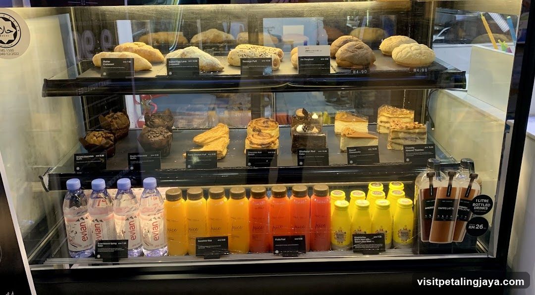 Bakery and Juice Display Case