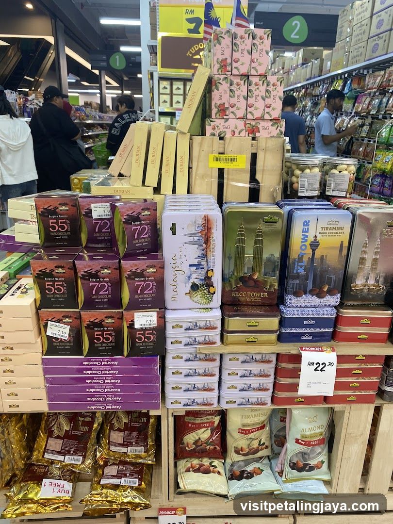 Chocolate and Snack Display in Store