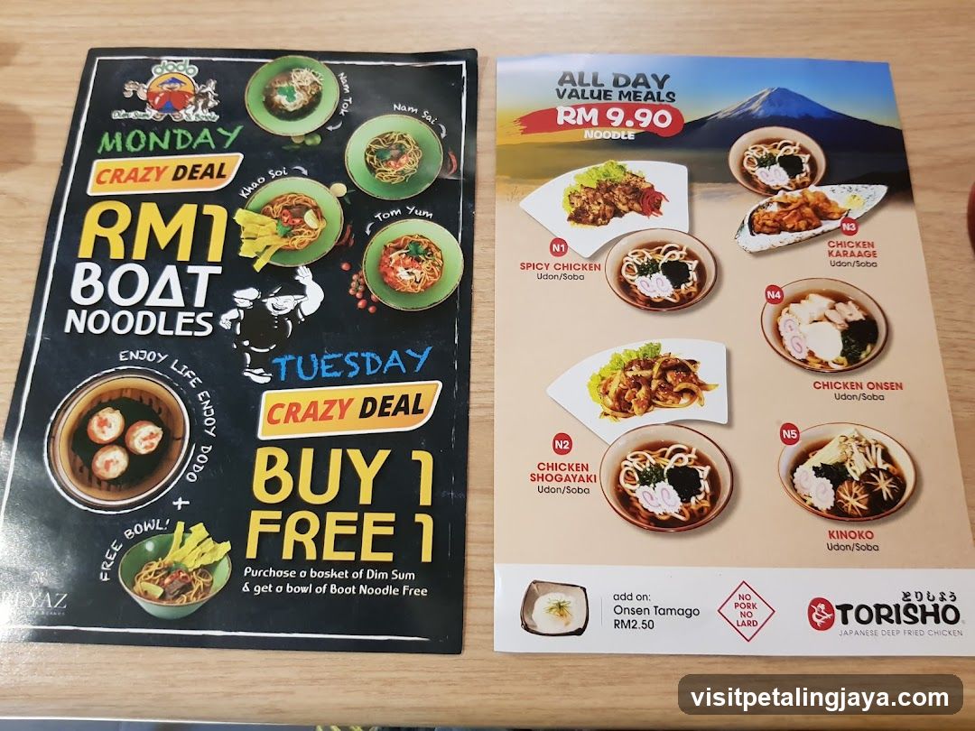 Restaurant Menu Flyers